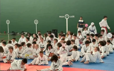 Exhibición de taekwondistas del Valle de Egüés 2024