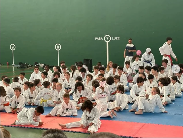 Exhibición de taekwondistas del Valle de Egüés 2024